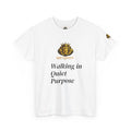 Walking in Quiet Purpose T-Shirt — Quiet Strength Logo Tee